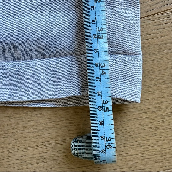 Mason’s Torino Style Linen Blend Casual Dress Trousers Light Blue EU 52 Italy - Picture 10 of 12